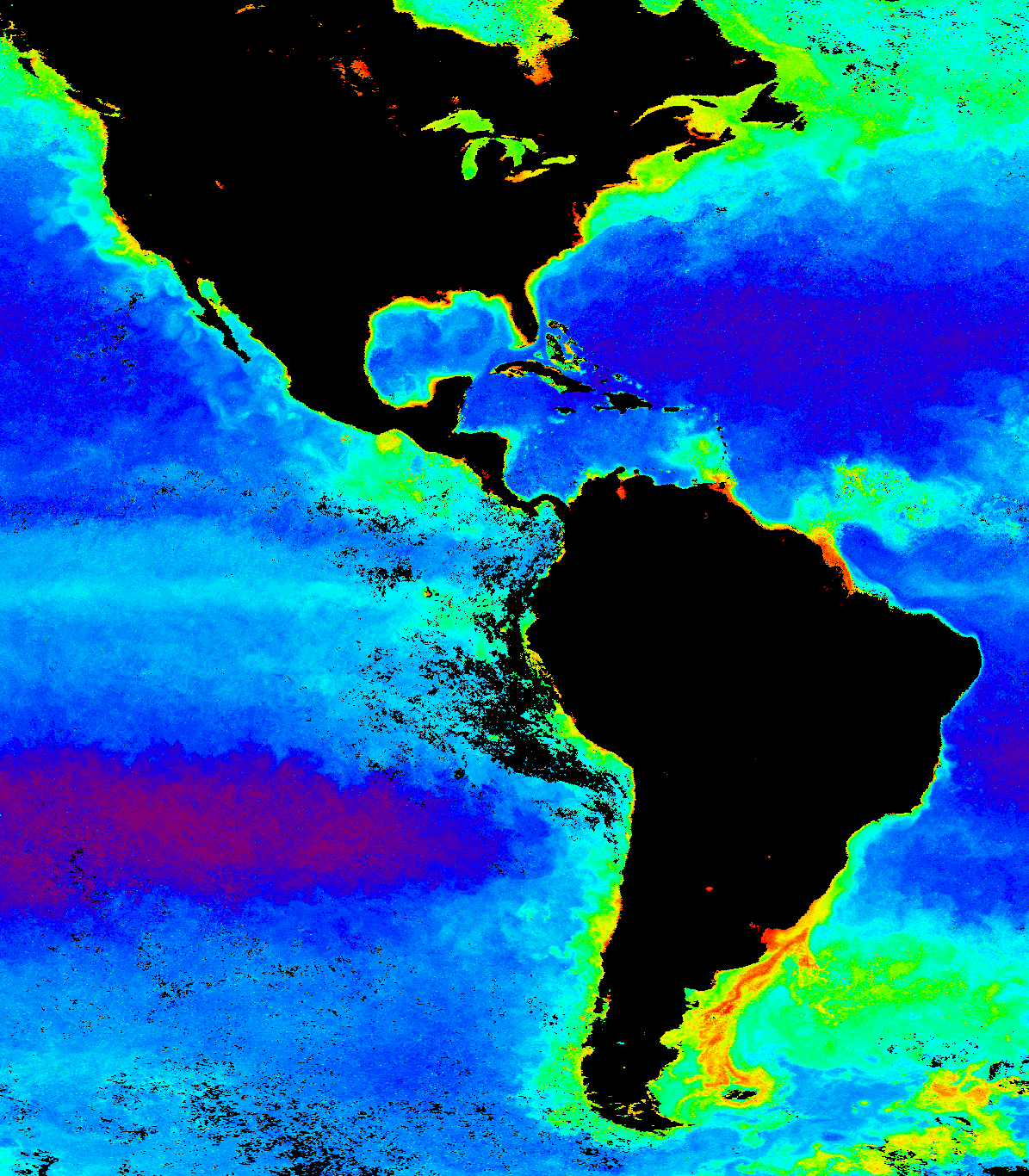 SeaWiFS chl-a September 2003